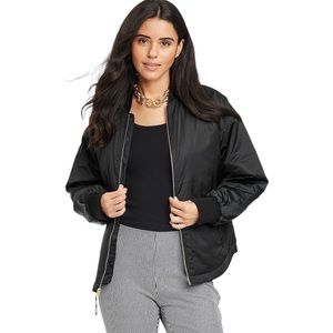 A New Day Women’s Black Bomber Jacket